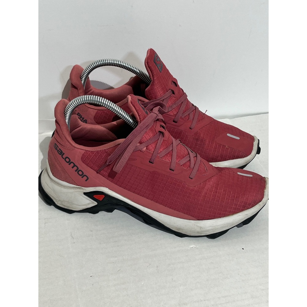 Salomon Alphacross 3 Womens Trail Running Shoes Red Rose 7.5 US 414463